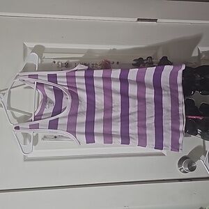 White and purple tank size XL old navy